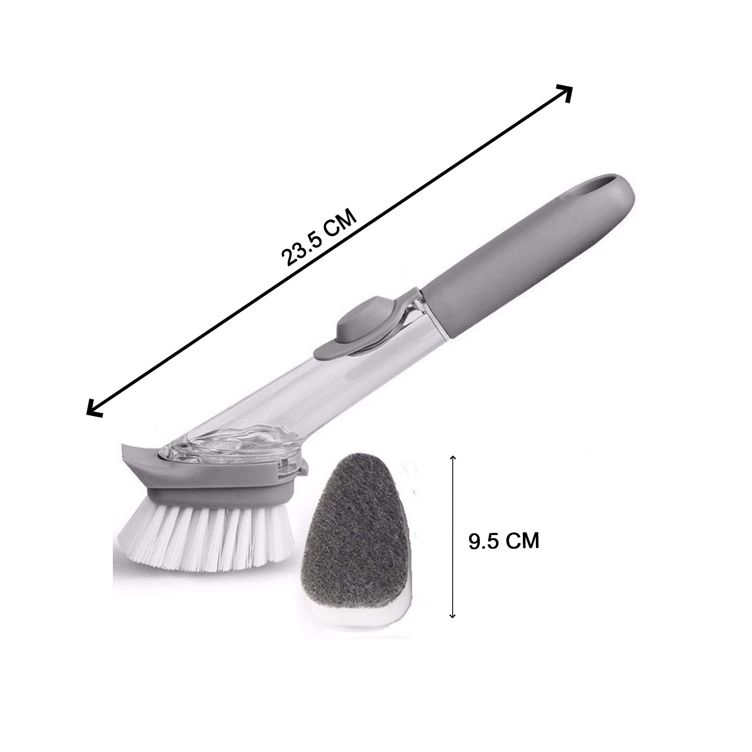 1271A 2-in-1 Dishwashing Brush, Long Handle Wash Pot Brush Washing Dish 1271A 2-in-1 Dishwashing Brush, Long Handle Wash Pot Brush Washing Dish